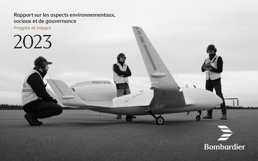 Thumbnail Bombardier ESG Report 2023