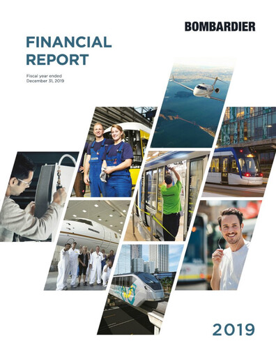 Thumbnail Bombardier Financial Report 2019