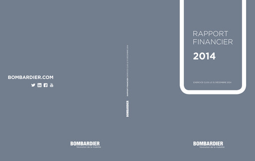 Miniature Bombardier Rapport financier 2014