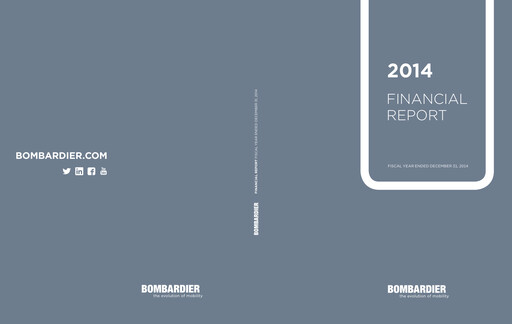Miniature Bombardier Bilan financier 2014