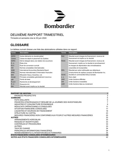 Vorschaubild Bombardier Quartalsbericht 2024-q2