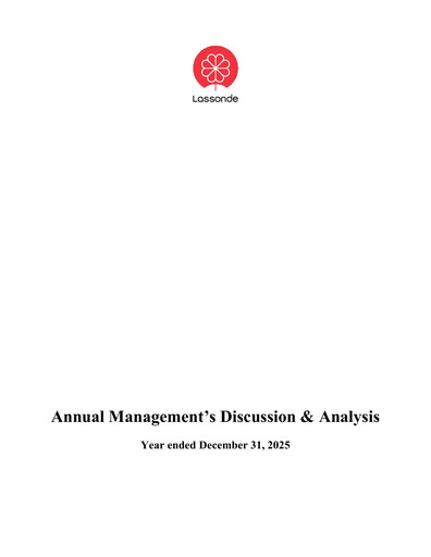 Thumbnail Lassonde Industries Annual Report 2025