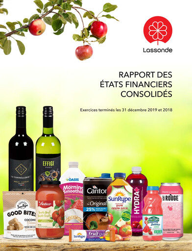Thumbnail Lassonde Industries Financial Statement 2019