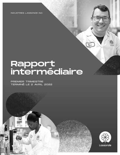 Thumbnail Lassonde Industries Quarterly Report 2022-q1