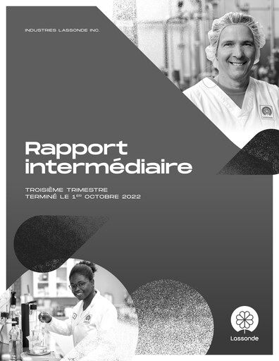Thumbnail Lassonde Industries Quarterly Report 2022-q3