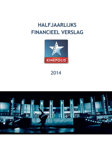 Vorschaubild Kinepolis Group  Halbjahresbericht 2014-h1