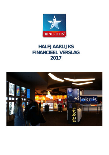 Vorschaubild Kinepolis Group  Halbjahresbericht 2017-h1