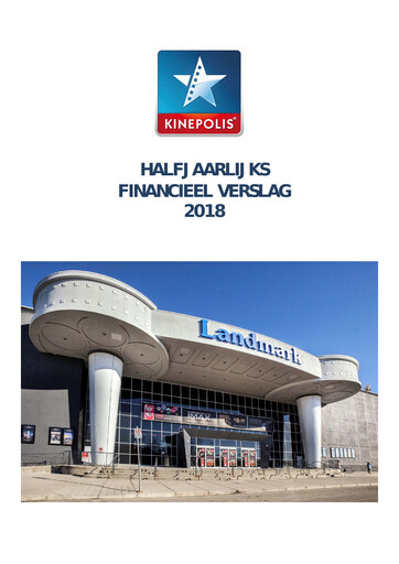 Vorschaubild Kinepolis Group  Halbjahresbericht 2018-h1