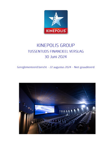 Vorschaubild Kinepolis Group  Halbjahresbericht 2024-h1