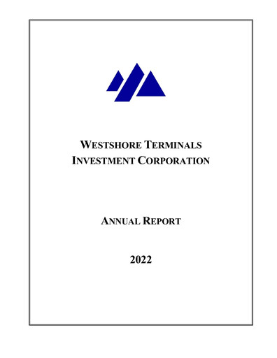 Thumbnail Westshore Terminals Investment Annual Report 2022