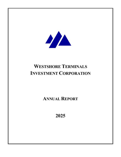 Thumbnail Westshore Terminals Investment Annual Report 2025
