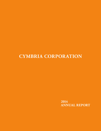 Thumbnail Cymbria Annual Report 2014