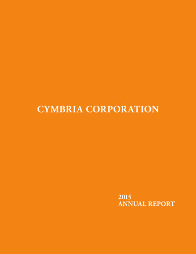 Thumbnail Cymbria Annual Report 2015