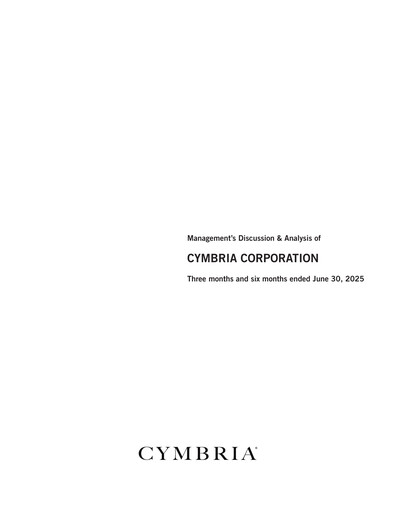Thumbnail Cymbria Quarterly Report 2025-q2