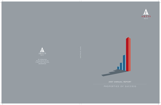 Thumbnail Artis REIT Annual Report 2007