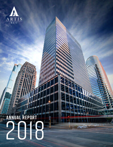 Thumbnail Artis REIT Annual Report 2018