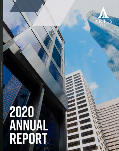 Thumbnail Artis REIT Annual Report 2020