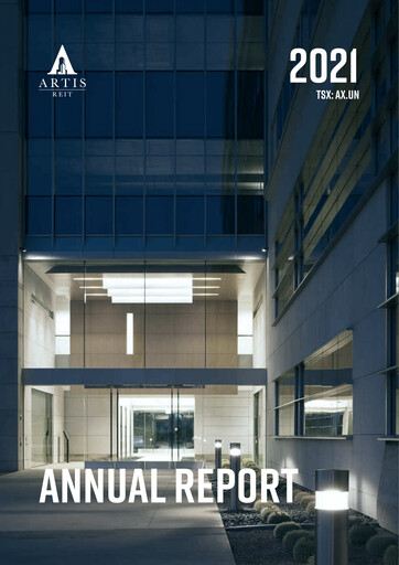 Thumbnail Artis REIT Annual Report 2021