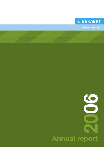 Thumbnail NV Bekaert Annual Report 2006