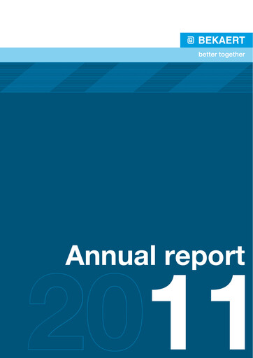 Thumbnail NV Bekaert Annual Report 2011
