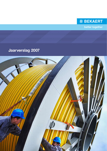 Thumbnail NV Bekaert Annual Report 2007