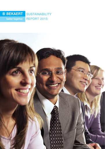 Miniature NV Bekaert Rapport de durabilité 2015