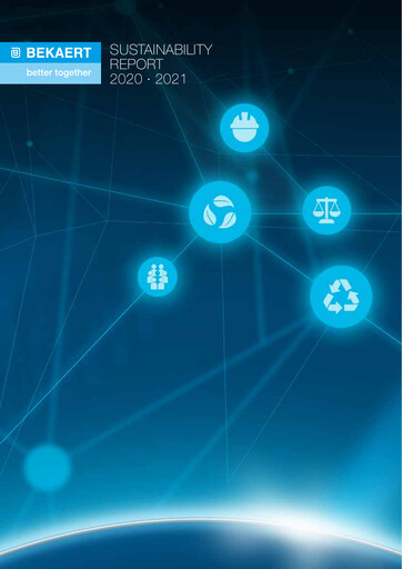 Miniature NV Bekaert Rapport de durabilité 2020-2021