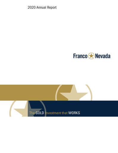 Thumbnail Franco-Nevada Annual Report 2020