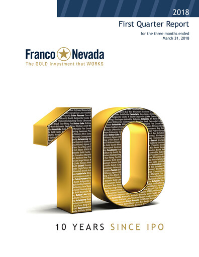 Thumbnail Franco-Nevada Quarterly Report 2018-q1