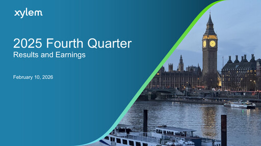 Thumbnail Xylem Quarterly Report 2025-q4