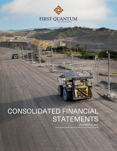 Thumbnail First Quantum Minerals
 Financial Statement 2022