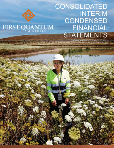 Thumbnail First Quantum Minerals
 Financial Statement 2023-q3
