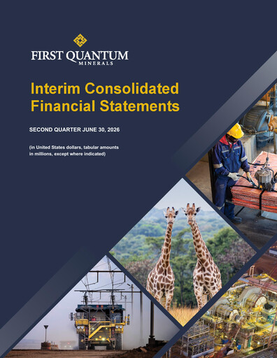 Thumbnail First Quantum Minerals
 Financial Statement 2026-q2