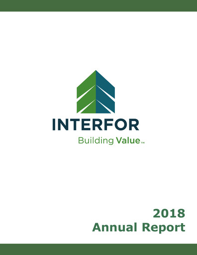 Thumbnail Interfor Annual Report 2018