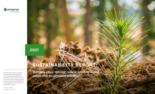 Thumbnail Interfor Sustainability Report 2021