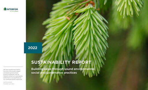 Thumbnail Interfor Sustainability Report 2022