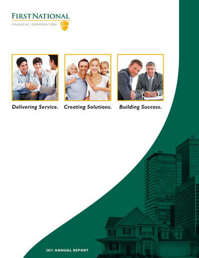 Miniature First National Financial Rapport annuel 2011