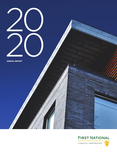 Miniature First National Financial Rapport annuel 2020