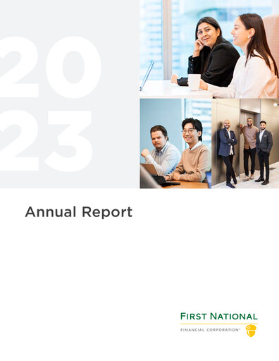 Miniature First National Financial Rapport annuel 2023