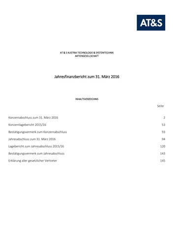 Thumbnail AT&S Austria Technologie & Systemtechnik Financial Report 2015-2016