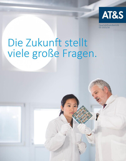 Thumbnail AT&S Austria Technologie & Systemtechnik Quarterly Report 2015-q3