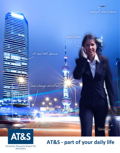 Thumbnail AT&S Austria Technologie & Systemtechnik Quarterly Report 2012-2013-q3
