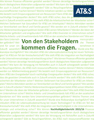 Thumbnail AT&S Austria Technologie & Systemtechnik Sustainability Report 2015-2016