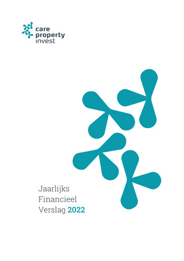 Thumbnail Care Property Invest NV Financial Report 2022