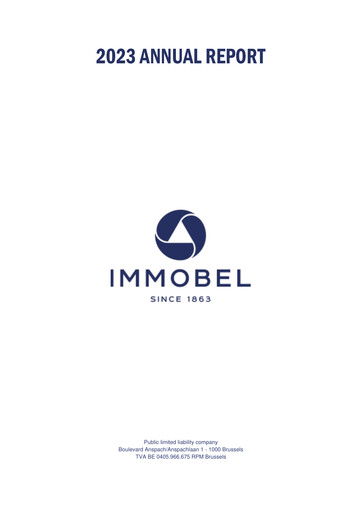 Thumbnail Immobel Annual Report 2023