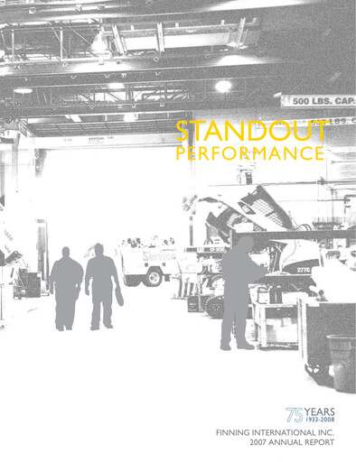 Thumbnail Finning Annual Report 2007