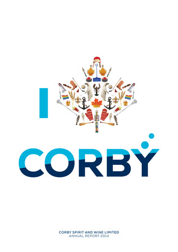 Thumbnail Corby Spirit and Wine Annual Report 2014