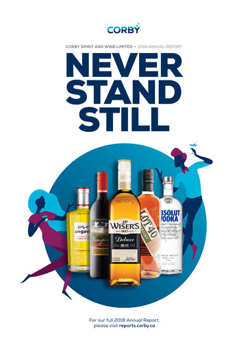 Thumbnail Corby Spirit and Wine Annual Report 2018