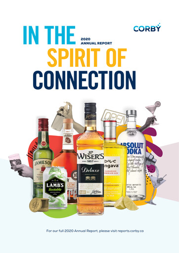 Thumbnail Corby Spirit and Wine Annual Report 2020