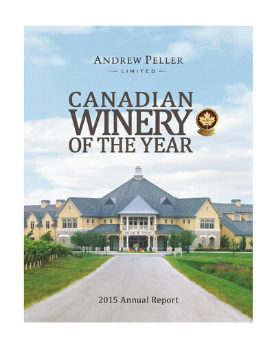 Thumbnail Andrew Peller
 Annual Report 2015